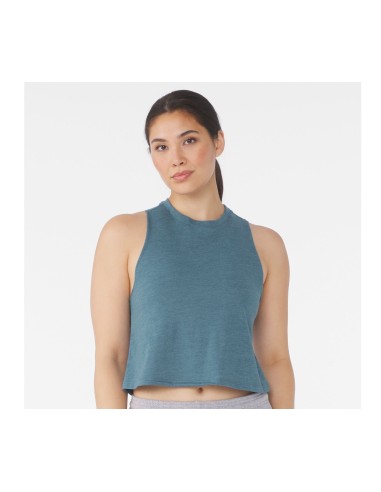 B-6682-Womens Racerback Cropped Tank